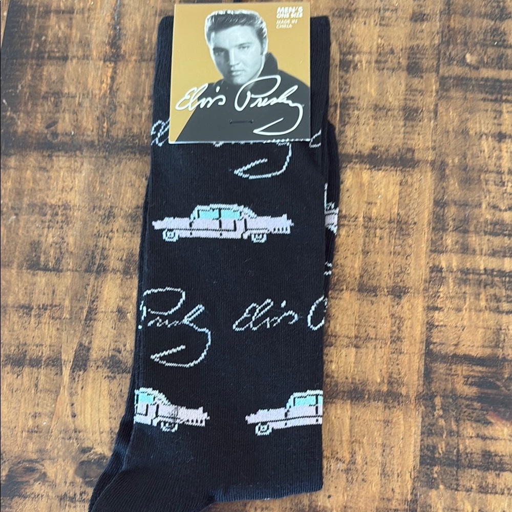 Elvis Pink Cadillac socks
